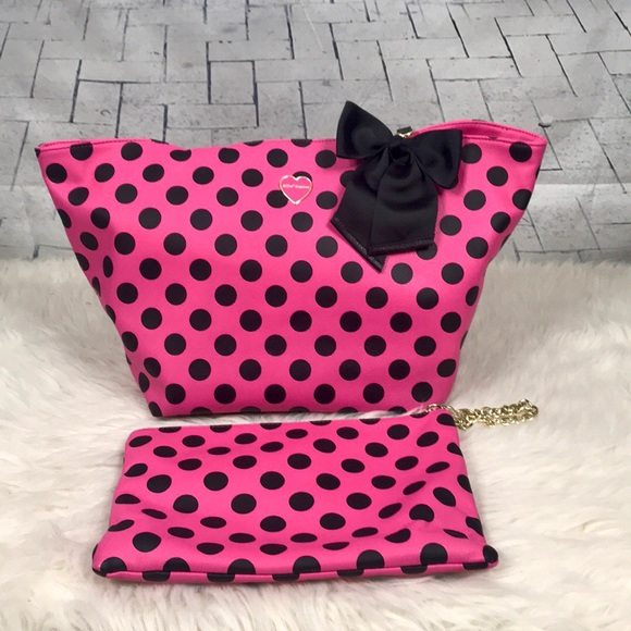 Betsey Johnson 2-pc Tote Set - Picture 3 of 8
